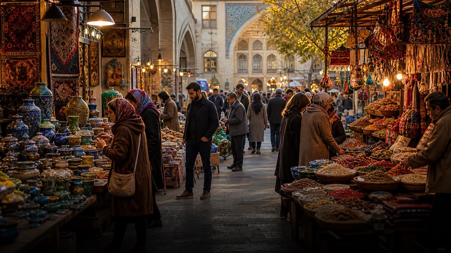 بازارچه صنایع دستی و خوراک محلی